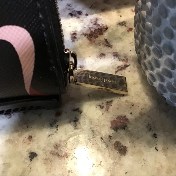 💝Host Pick💝Kate Spade NY Wrapping Party Small Zip Cardcase Black Multi NWT - Picture 3 of 6